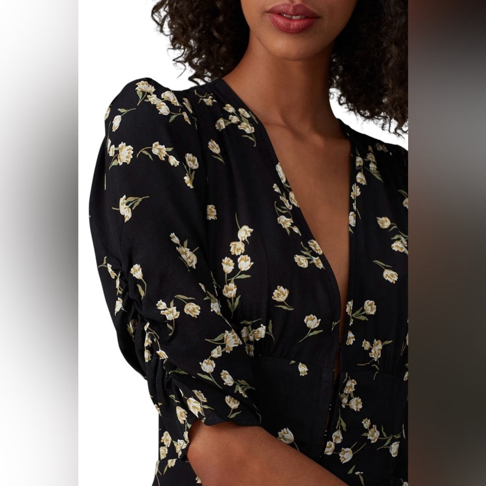 Flynn Skye Elsie Midi Dress Floral from Rent The Runway Size S