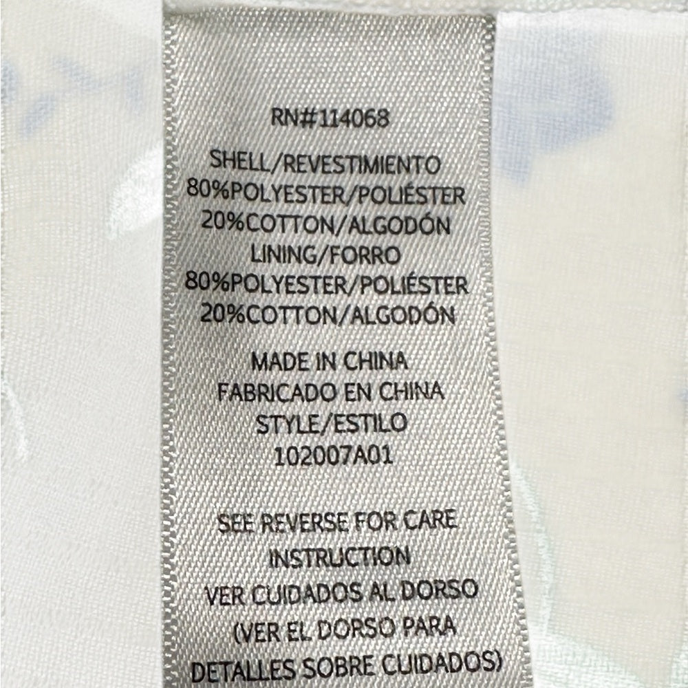 Sweet Baby Jamie Floral Tier Pullover Dress with Hidden Side Zipper Size S