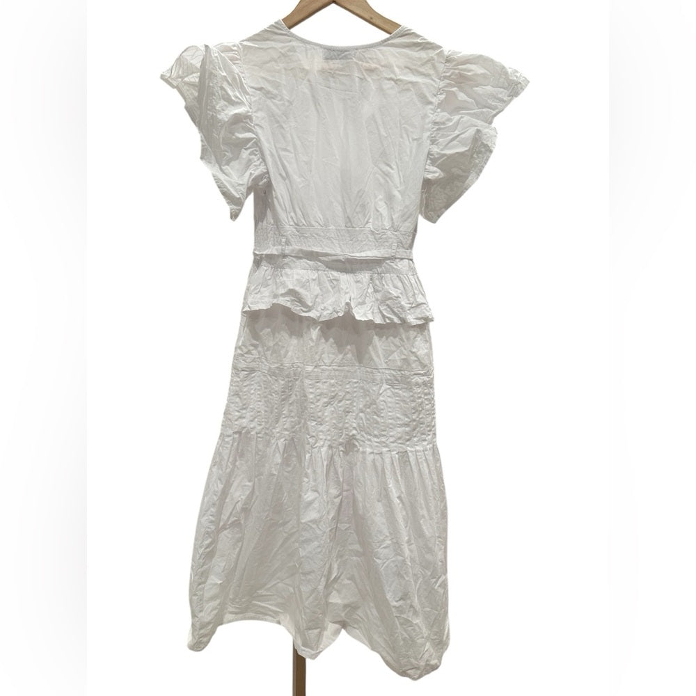 Wishlist Apparel Tiered Ruffle Midi Dress Size S