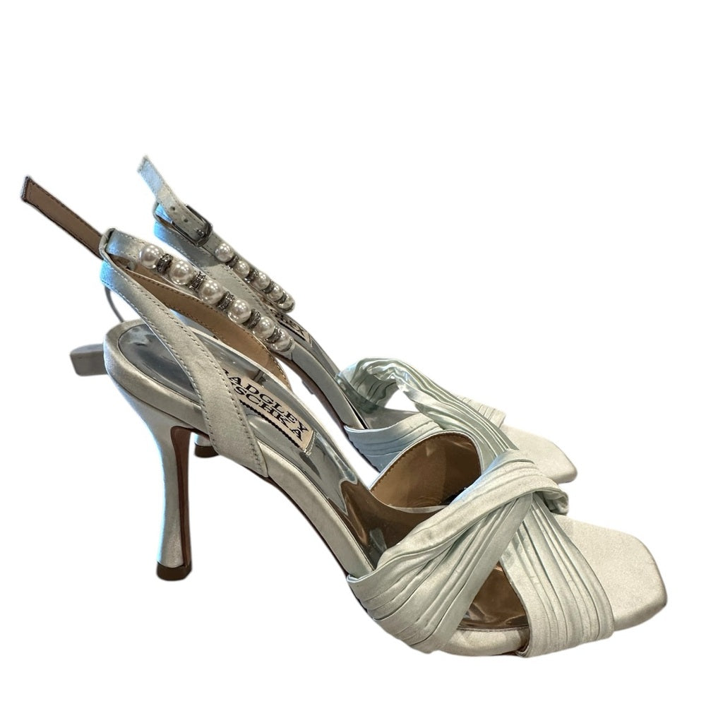 BADGLEY MISCHKA Tawny Embellished Stiletto Sandals Size 5.5M