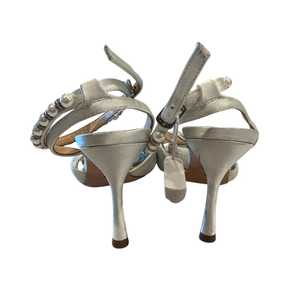 BADGLEY MISCHKA Tawny Embellished Stiletto Sandals Size 5.5M