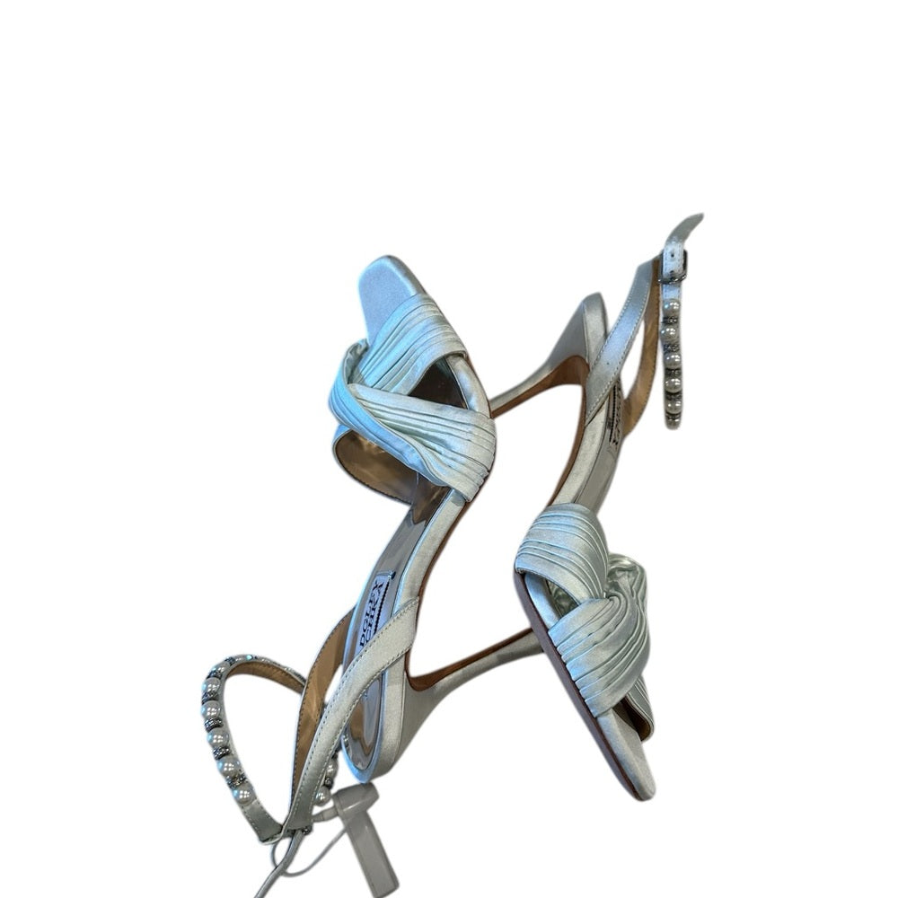 BADGLEY MISCHKA Tawny Embellished Stiletto Sandals Size 5.5M