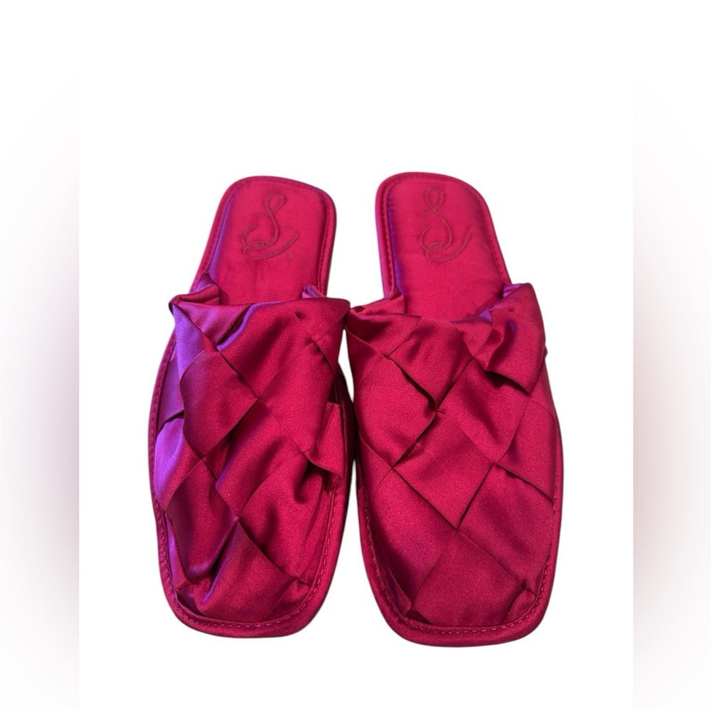 Sam Edelman Women's Rhys Satin Slipper Pink Size 5M