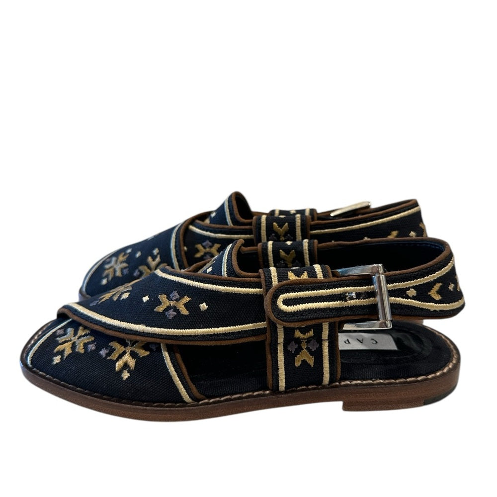 Caplait The Swati – Black And Gold Size 36/ Size 6