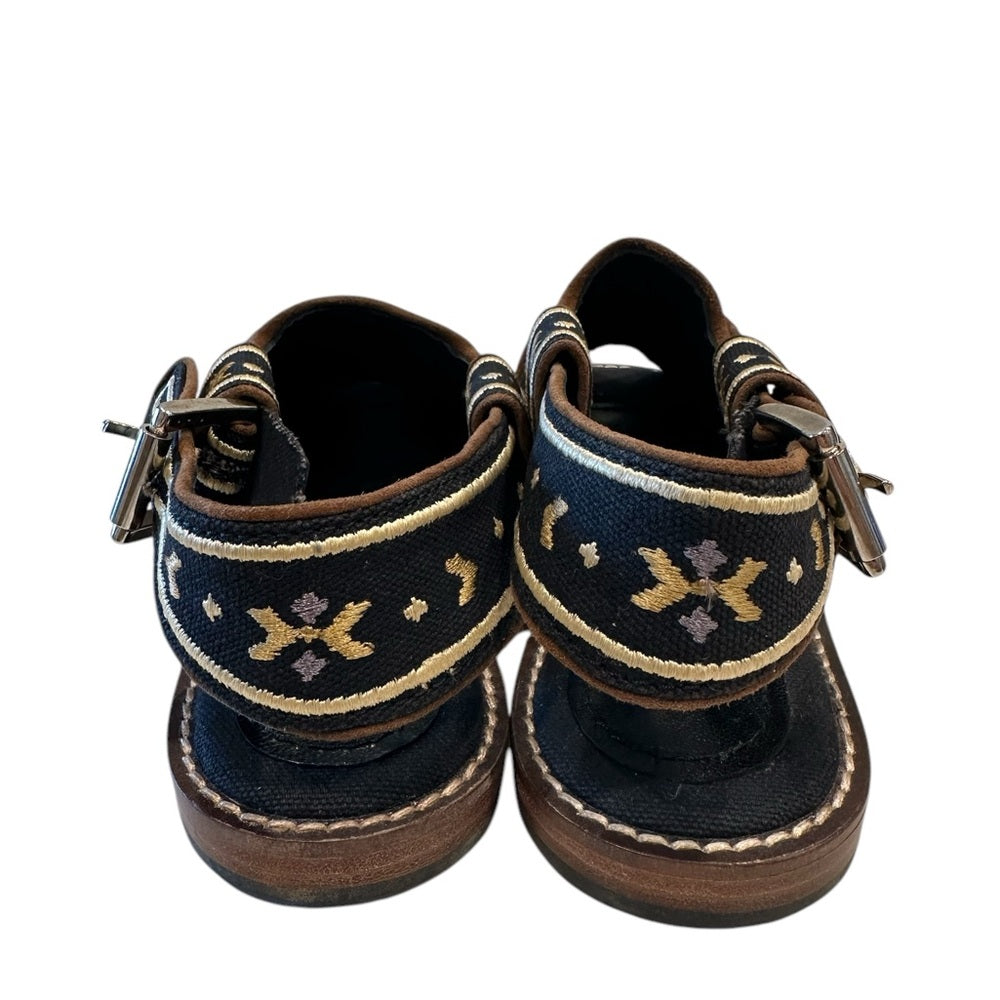 Caplait The Swati – Black And Gold Size 36/ Size 6