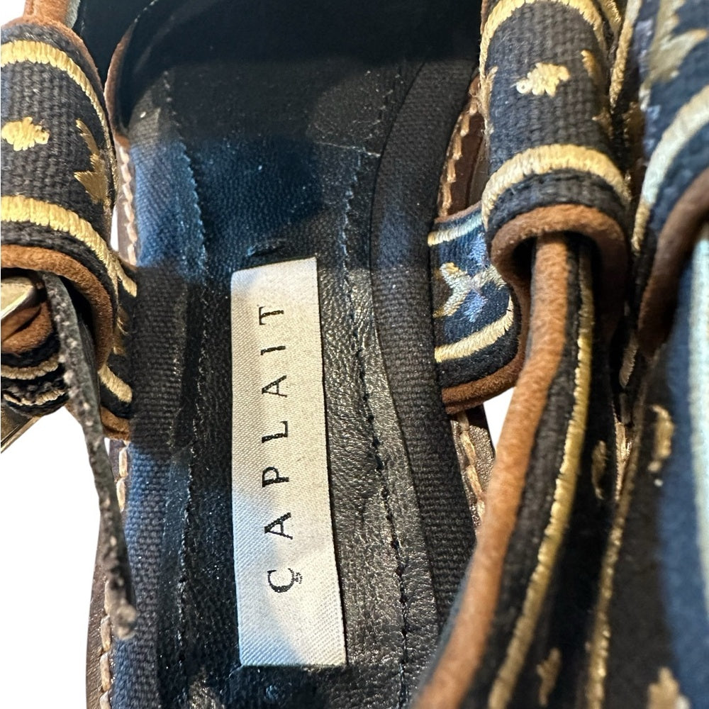 Caplait The Swati – Black And Gold Size 36/ Size 6