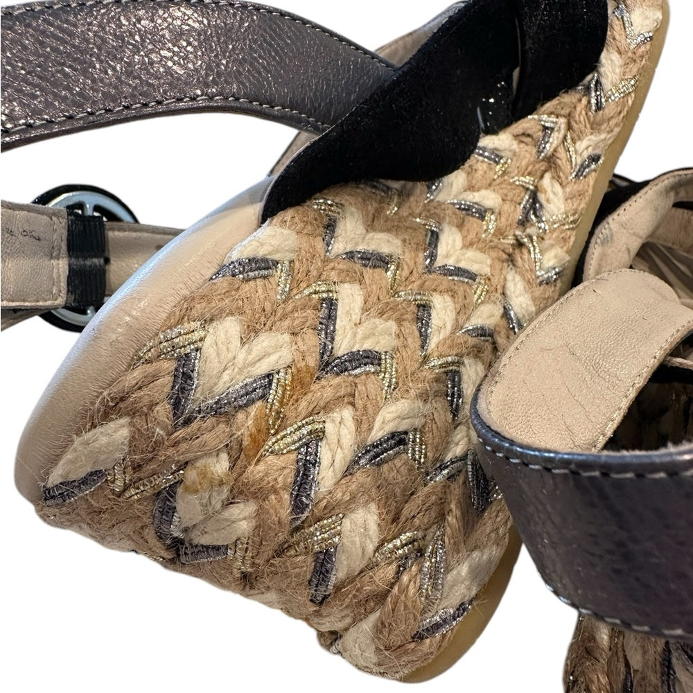 LIV in Black Chenille Combo Amalfi Made in Italy size 7.5M