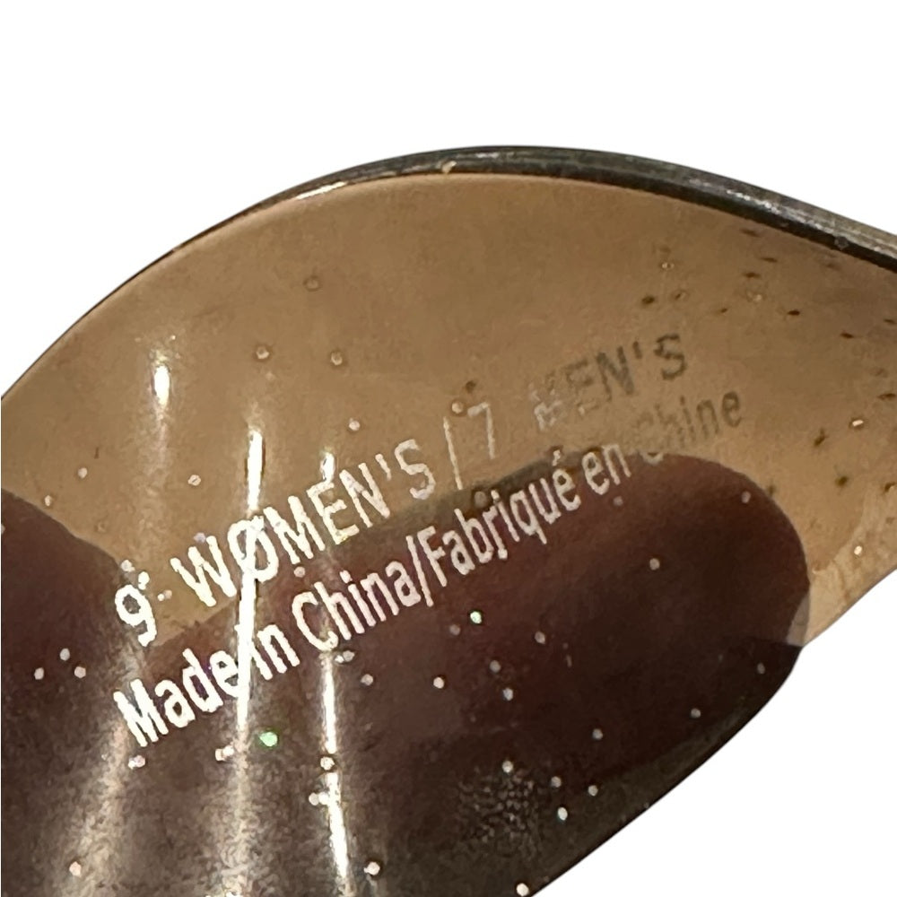 BP Black Slide Slippers Size W9/M7