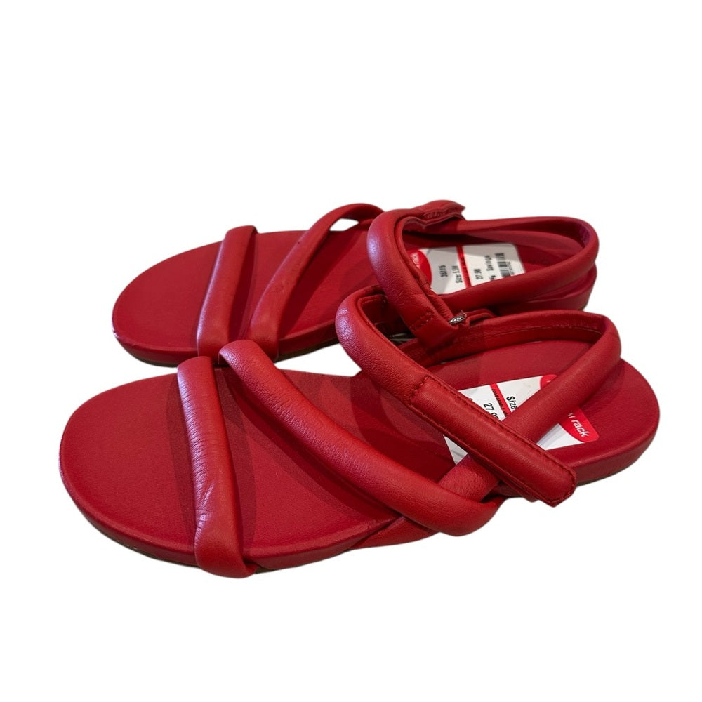 Caslon Aliyah Slingback Leather Sandal in Red Ruby Size 5.5M