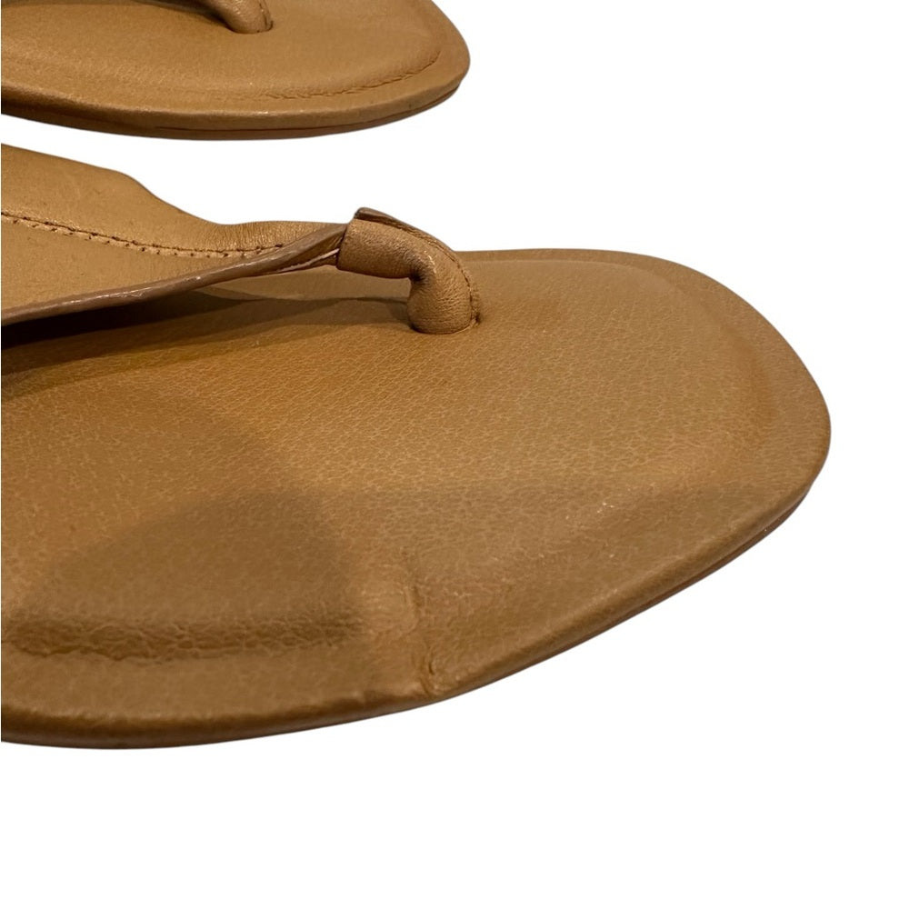 Caslon Tan Circa Leather Sandals Size 5M