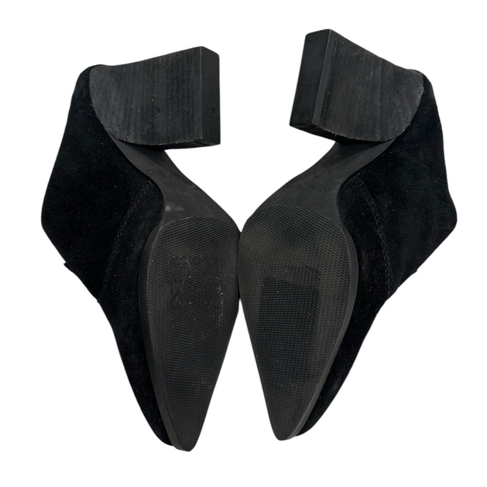 Donald J. Pliner Black Suede Mules Size 5M