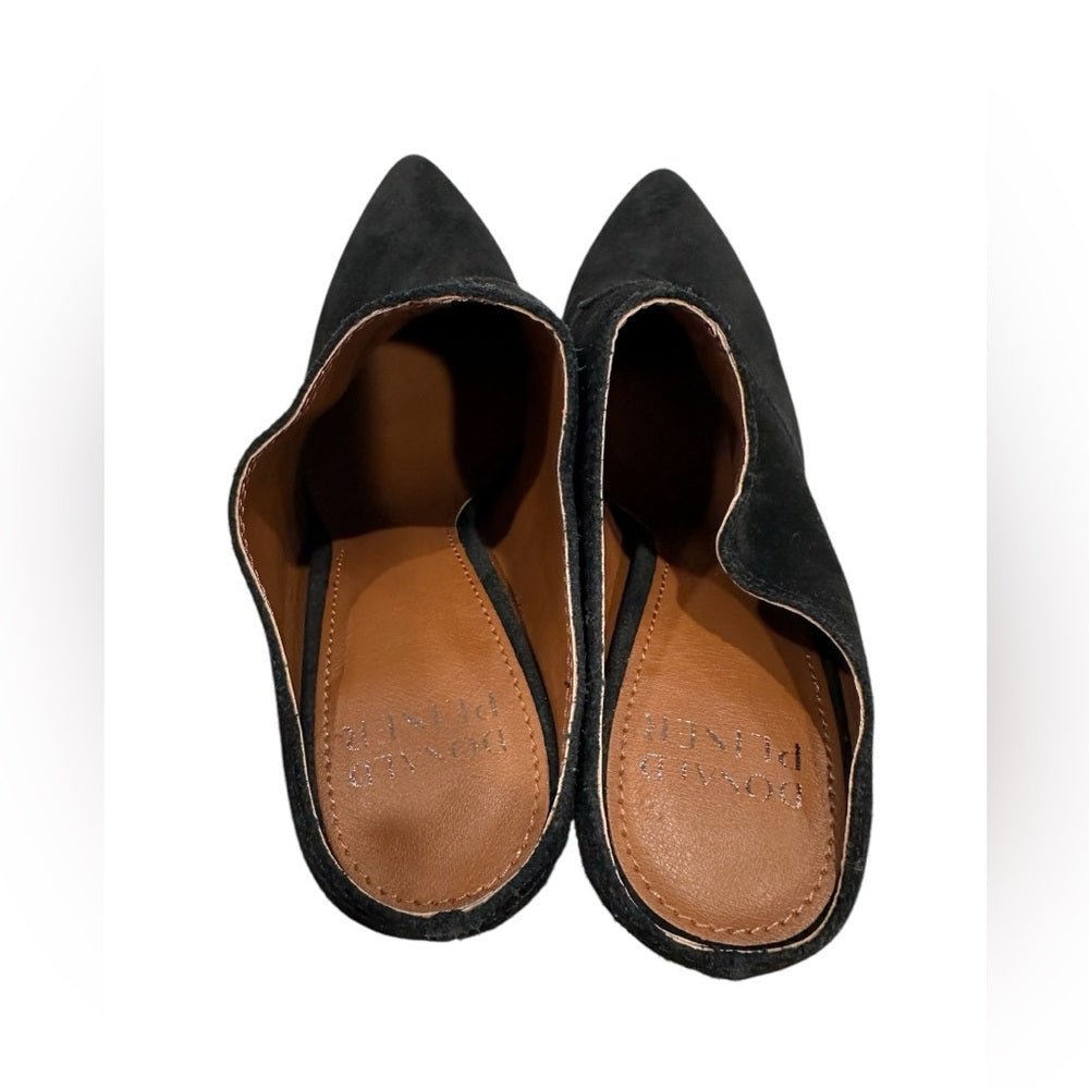 Donald J. Pliner Black Suede Mules Size 5M
