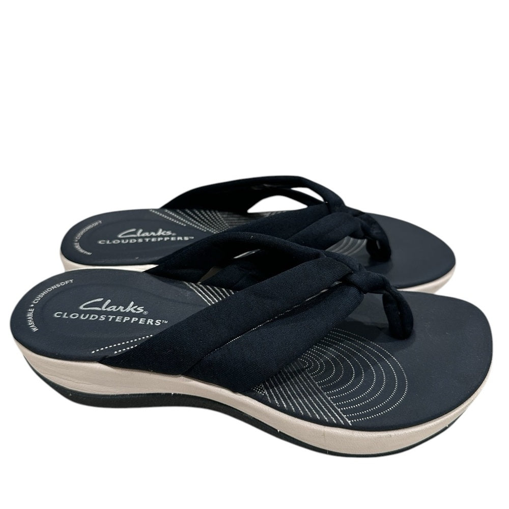 Clarks Cloudsteppers Blue Slippers Size 5M
