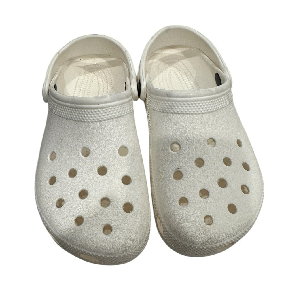 CROCS Classic Clog  Sz 6M White Pre-owned