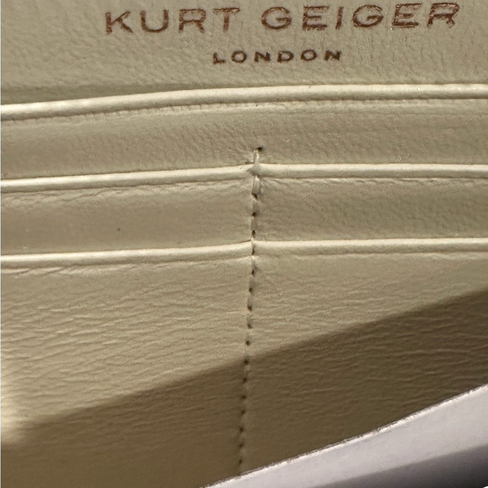 Kurt Geiger London Quilted Leather Zip Around Wallet