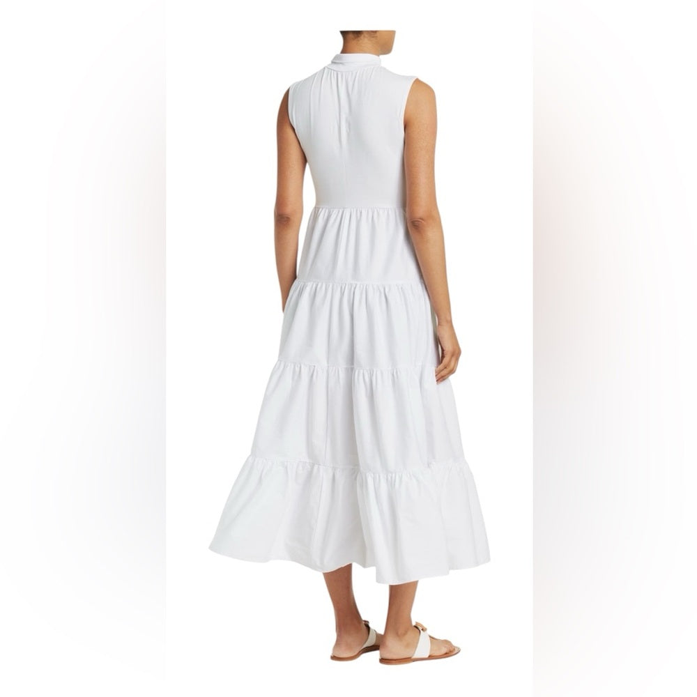 Leslie Mock Neck Sleeveless Tiered Maxi Dress
Love By Design Size Medium