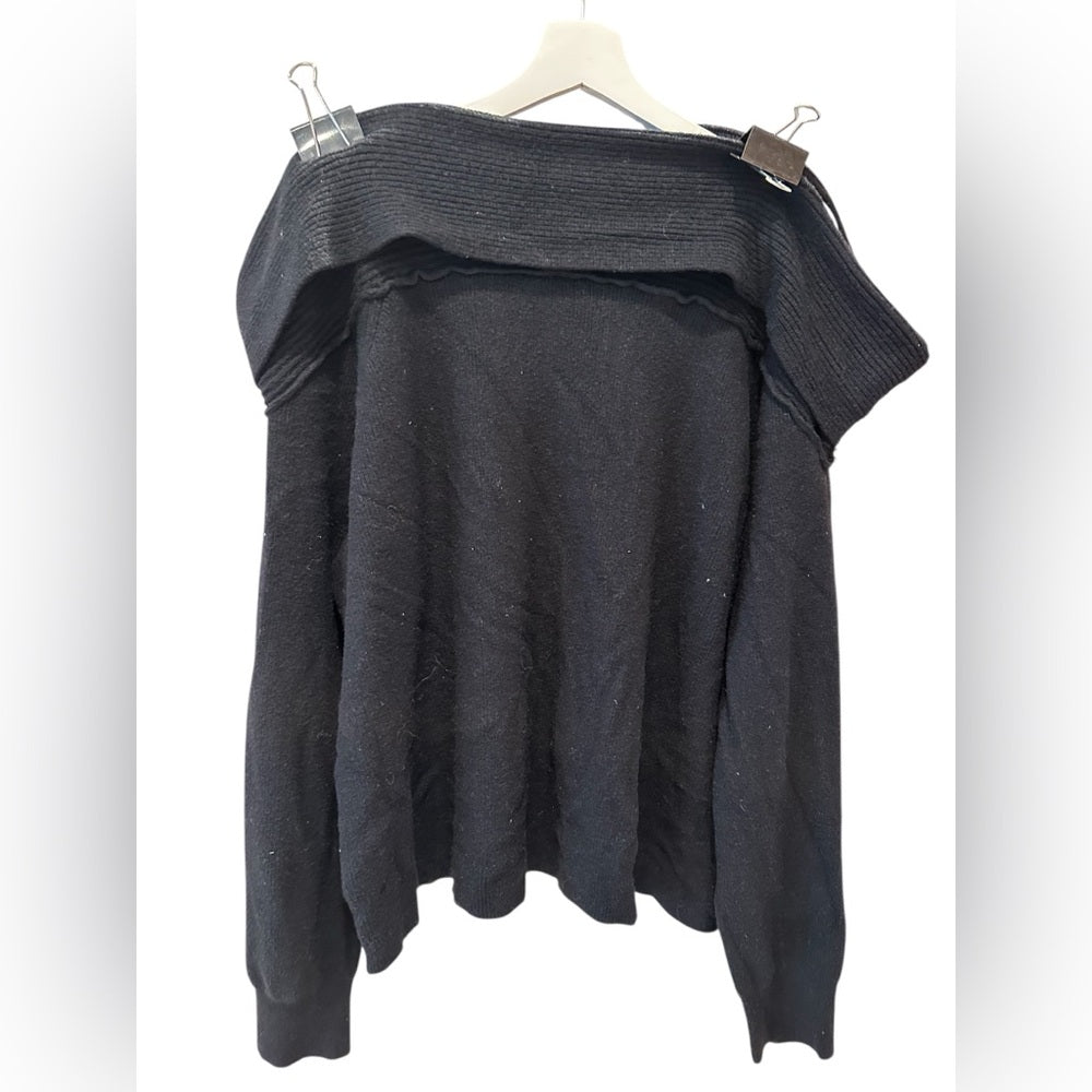 Leith Black Cowl Neck Sweater Size 4X