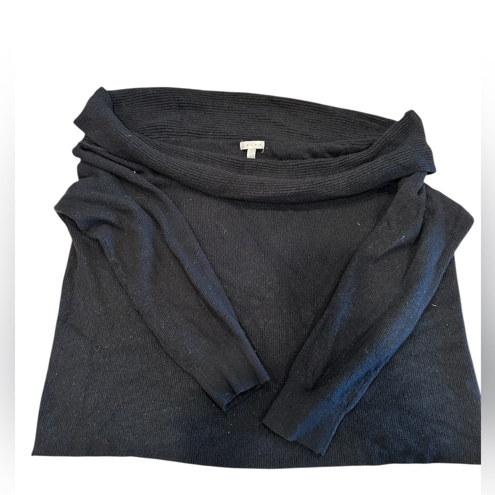 Leith Black Cowl Neck Sweater Size 4X