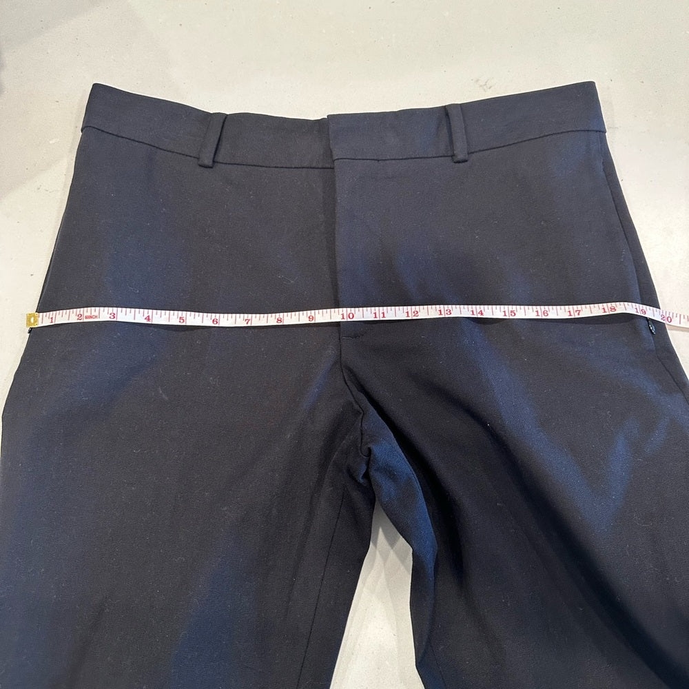 Frame Denim Le Crop Mini Boot in Black Trousers Size 12