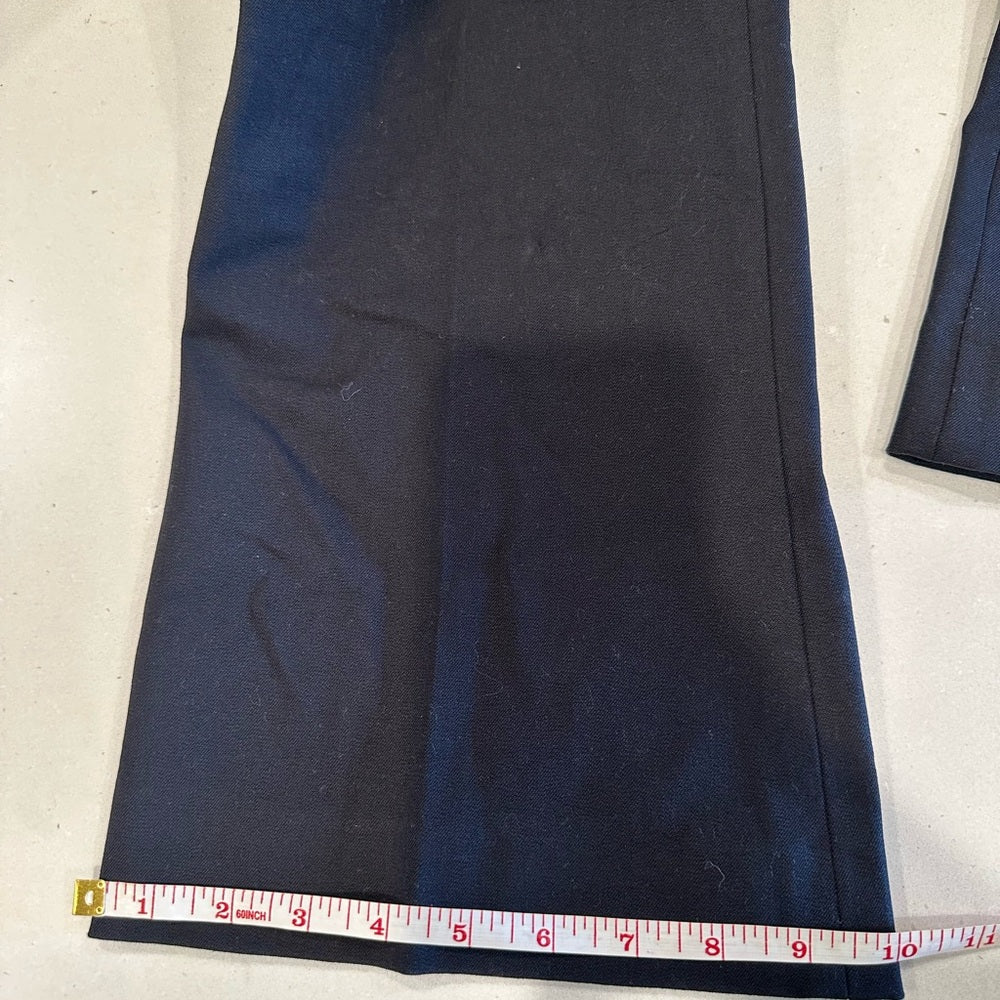 Frame Denim Le Crop Mini Boot in Black Trousers Size 12