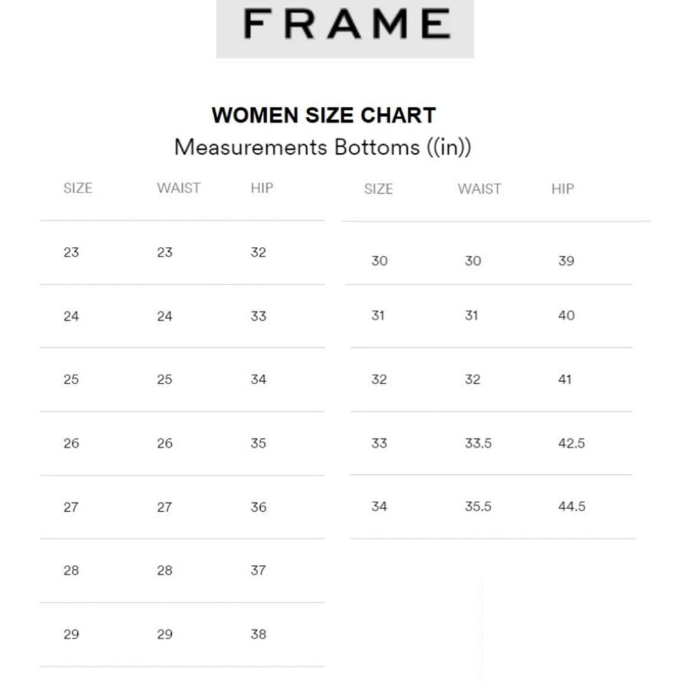 Frame Denim Le Crop Mini Boot in Black Trousers Size 12