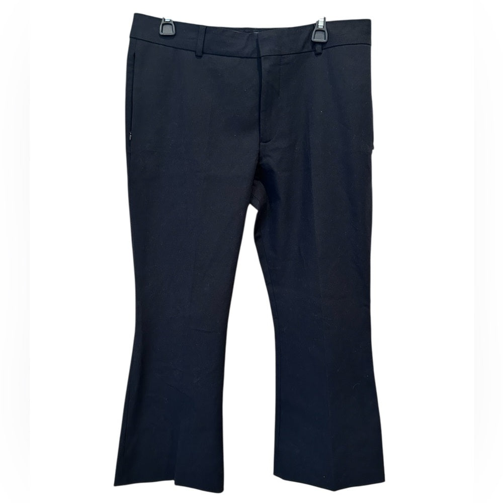 Frame Denim Le Crop Mini Boot in Black Trousers Size 12