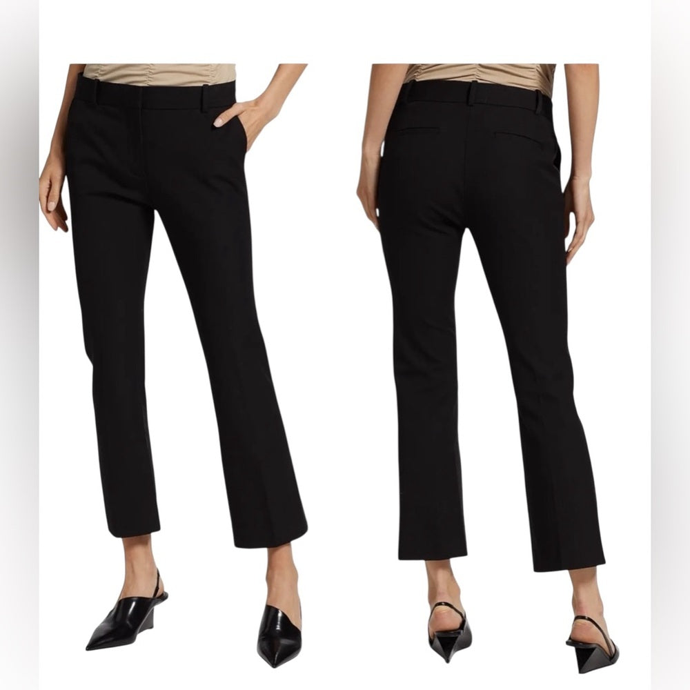 Frame Denim Le Crop Mini Boot in Black Trousers Size 12