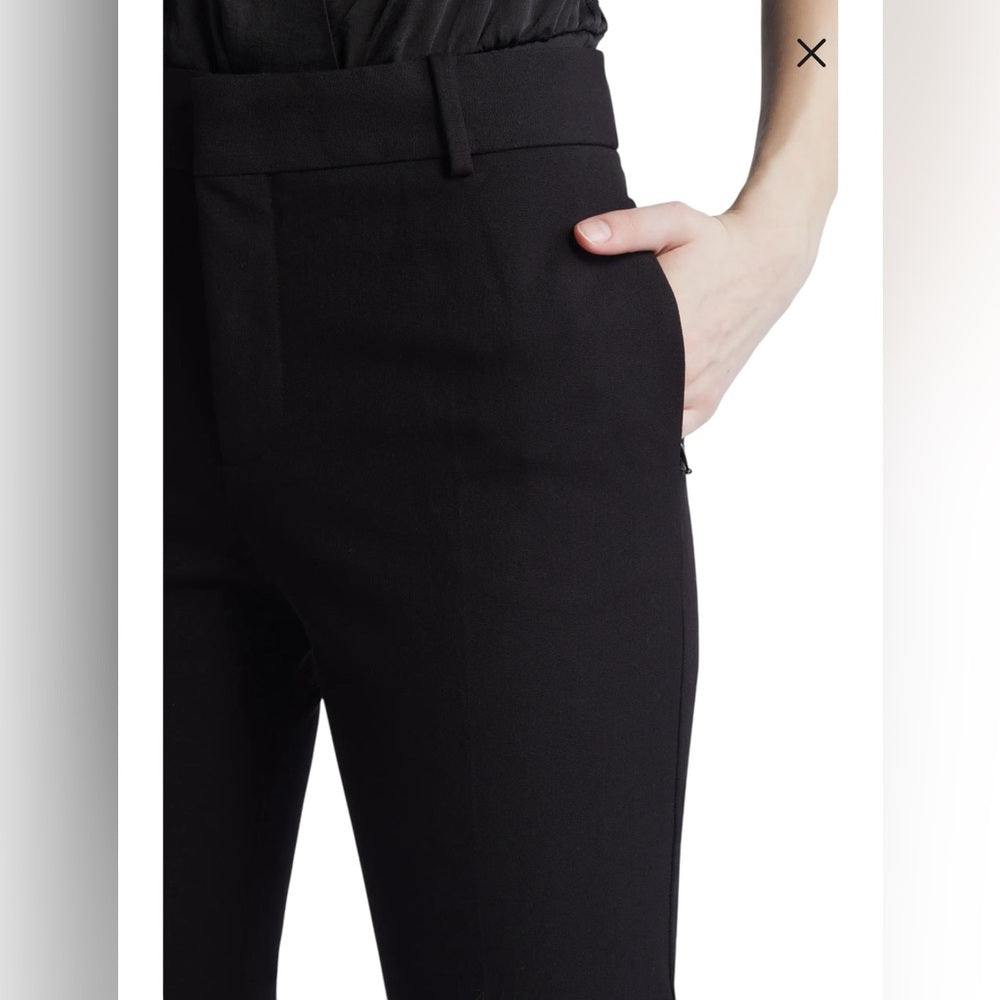 Frame Denim Le Crop Mini Boot in Black Trousers Size 12