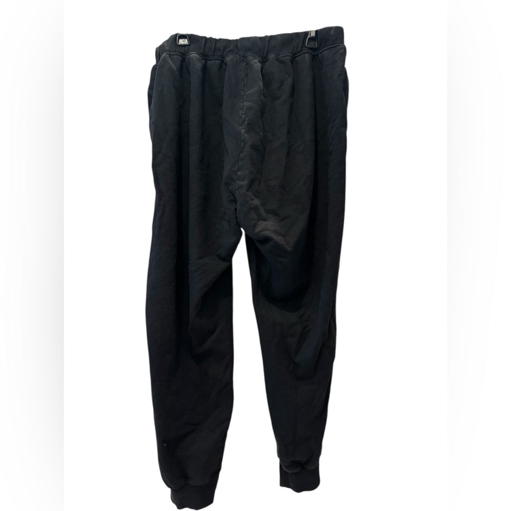 Good American Black Jogger Track Pants Size 6/ 3X-Large