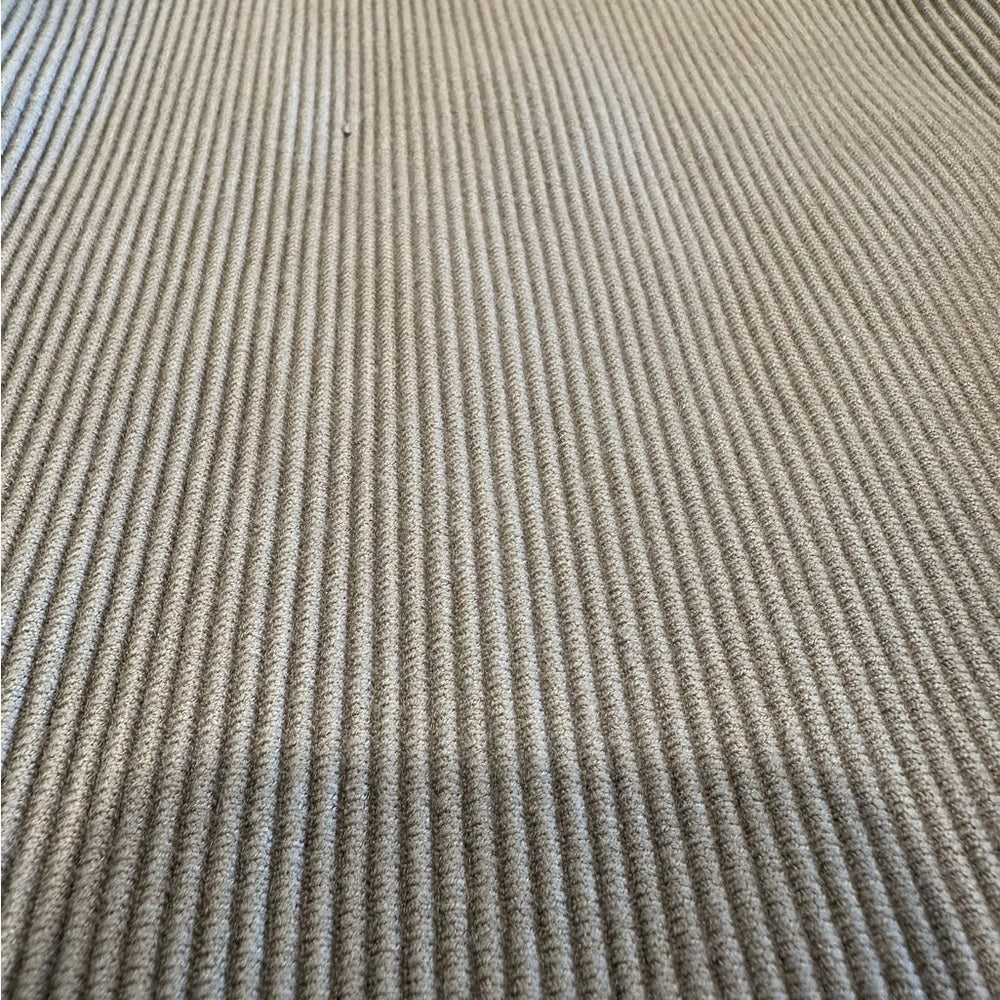 Abound Ribbed Knit Crop Top - Olive Green Size Small