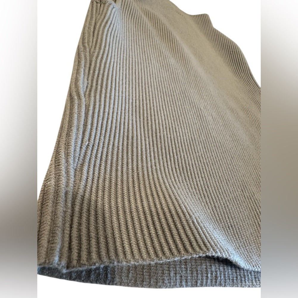 Abound Ribbed Knit Crop Top - Olive Green Size Small