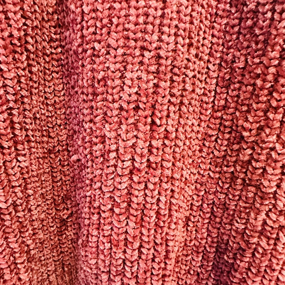 Unbranded Maroon Off-the-Shoulder Knit Sweater Size S