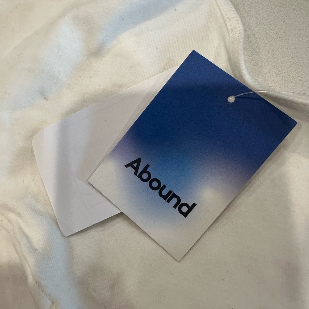 Abound White Fitted Crop Camisole Size S