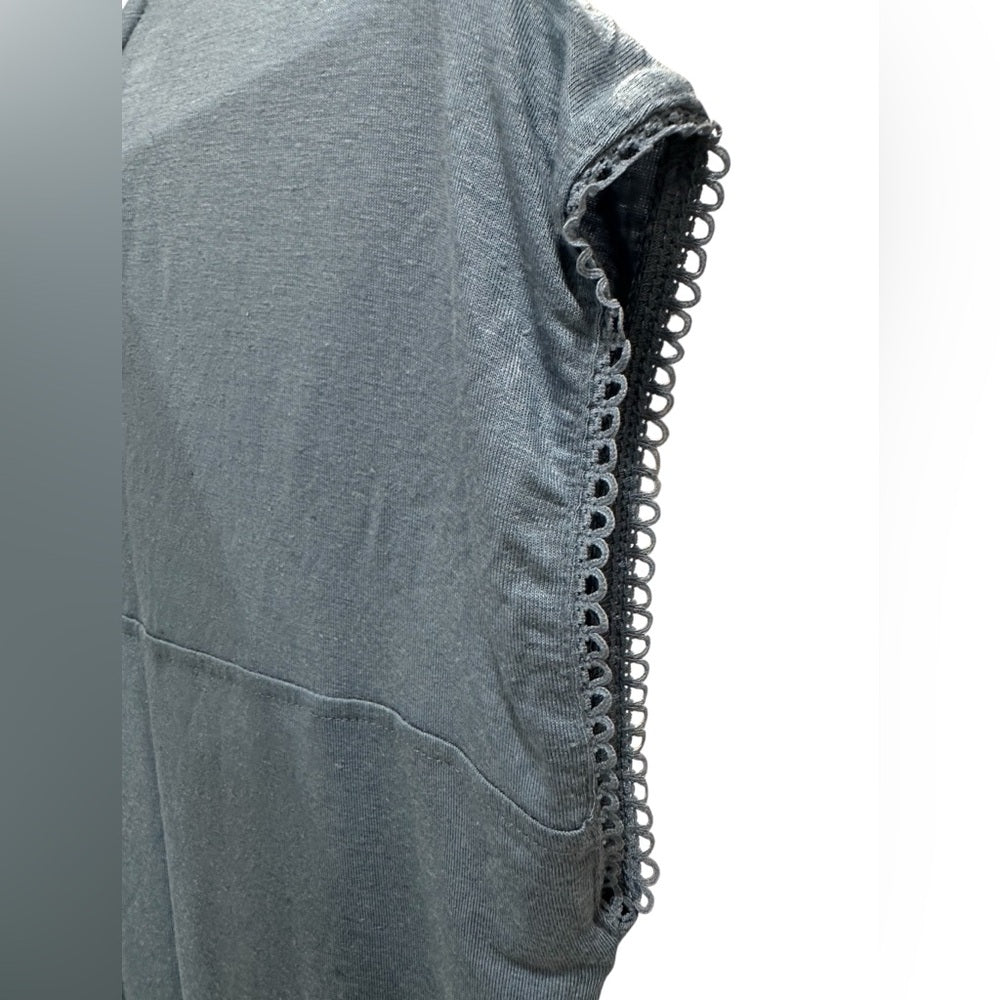 Bobeau Blue Relaxed T-Shirt Size Medium