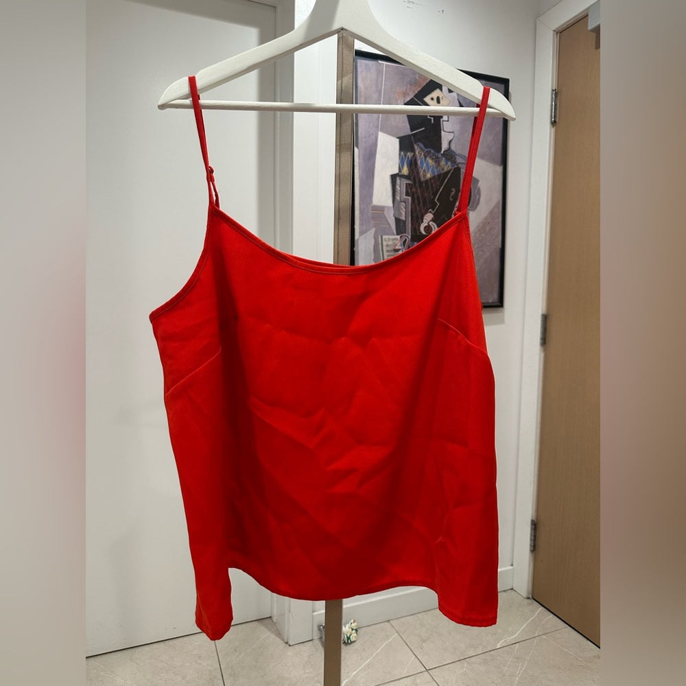 Unbranded Red Sleeveless Camisole Top Size Large