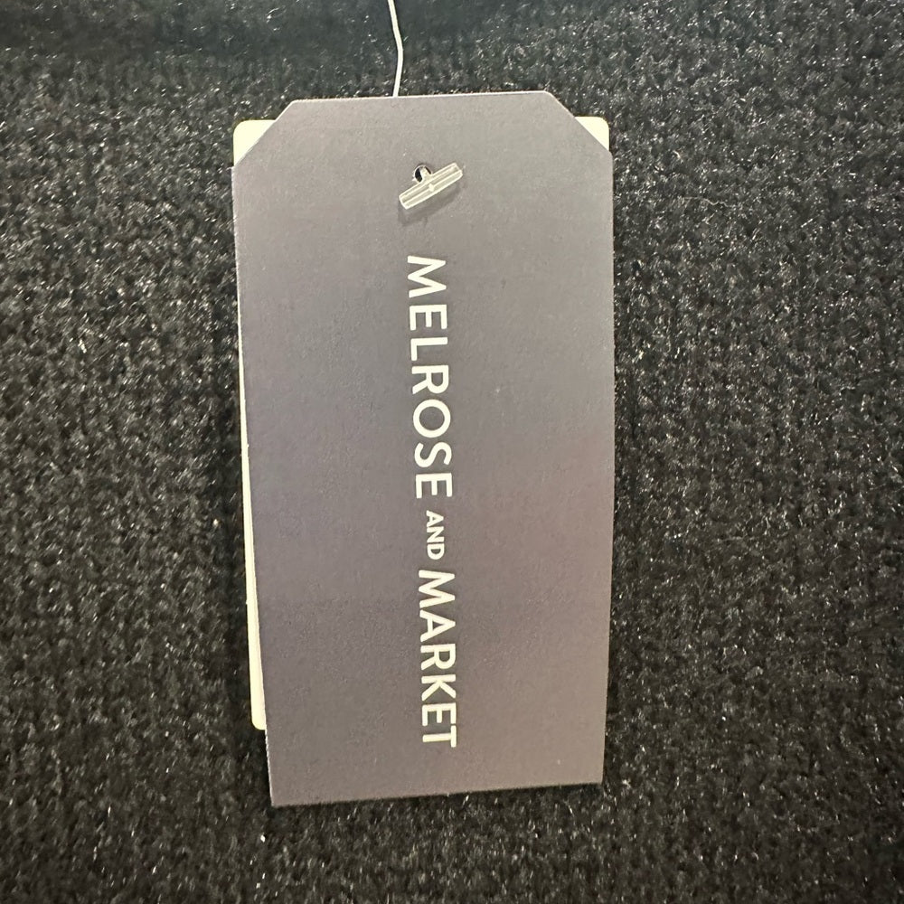 Melrose and Market Black Textured Sweater Size XXS