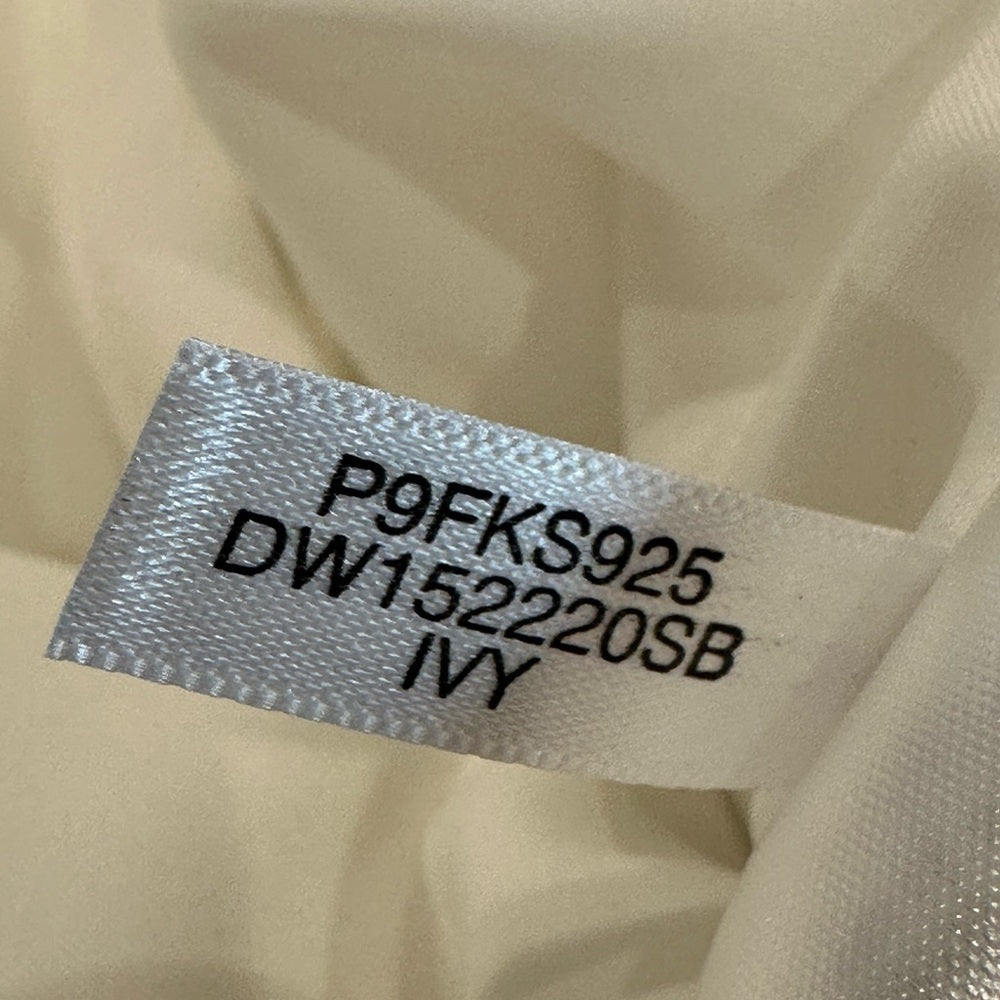 Dkny White Wide Leg Pants with High Waist Size 10