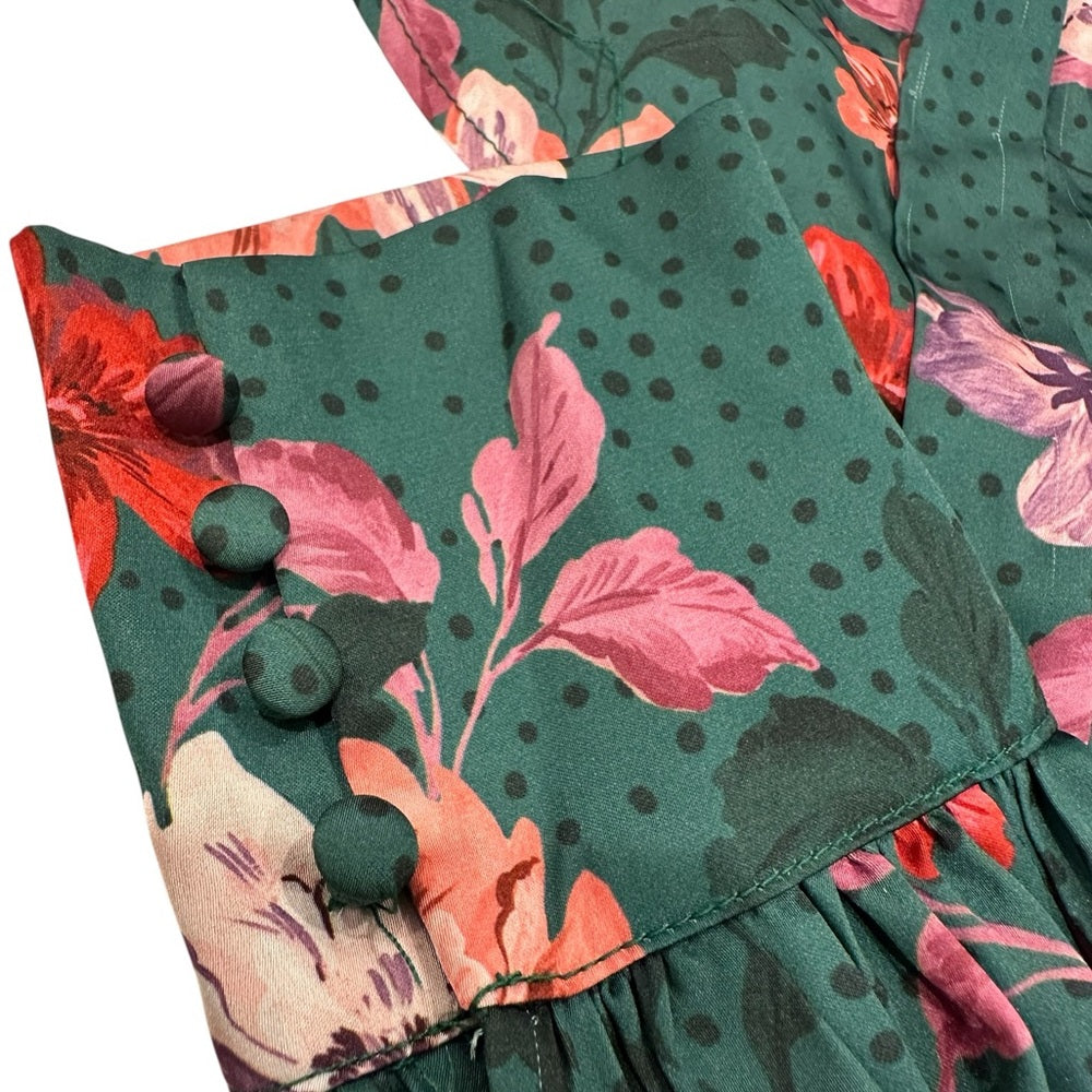 Alexia Admor Tala Wrap Maxi Dress Size 4 with missing tie in front