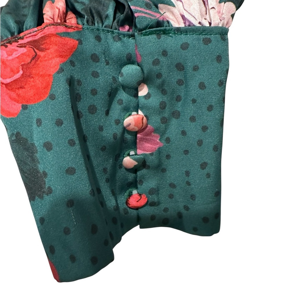 Alexia Admor Tala Wrap Maxi Dress Size 4 with missing tie in front