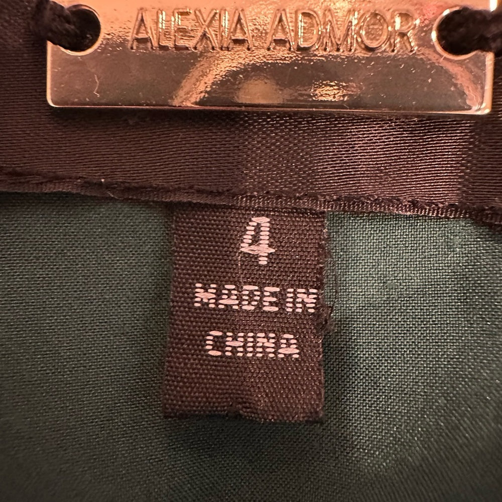 Alexia Admor Tala Wrap Maxi Dress Size 4 with missing tie in front