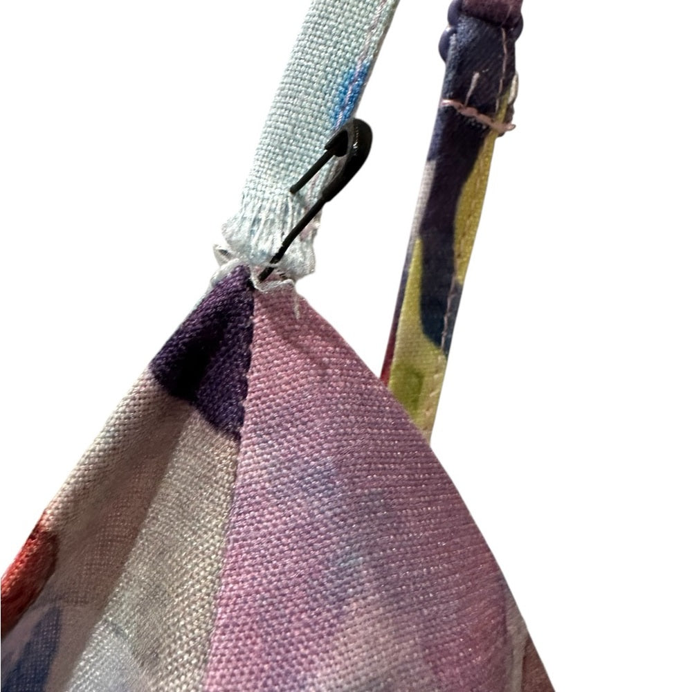 HT Collective Floral Multicolor Maxi Dress Size L