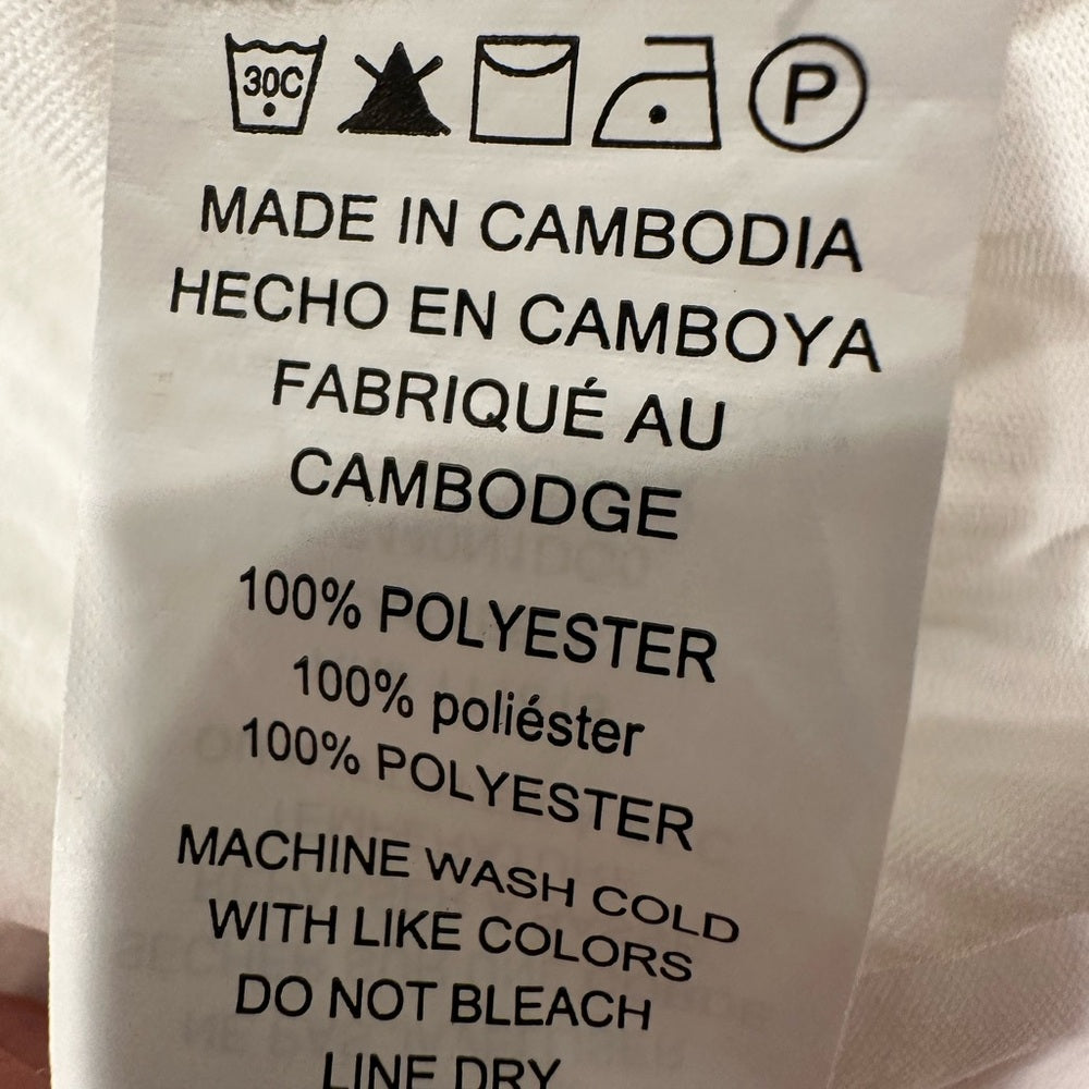 Michael Kors White Button Down Shirt Size L