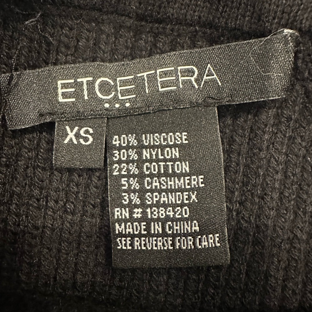 Etcetera Mini Pencil Skirt Asymmetrical Brown Black Cocktail Size XS