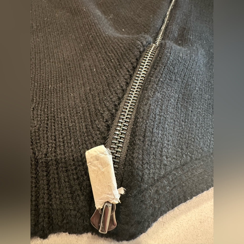 Etcetera Mini Pencil Skirt Asymmetrical Brown Black Cocktail Size XS