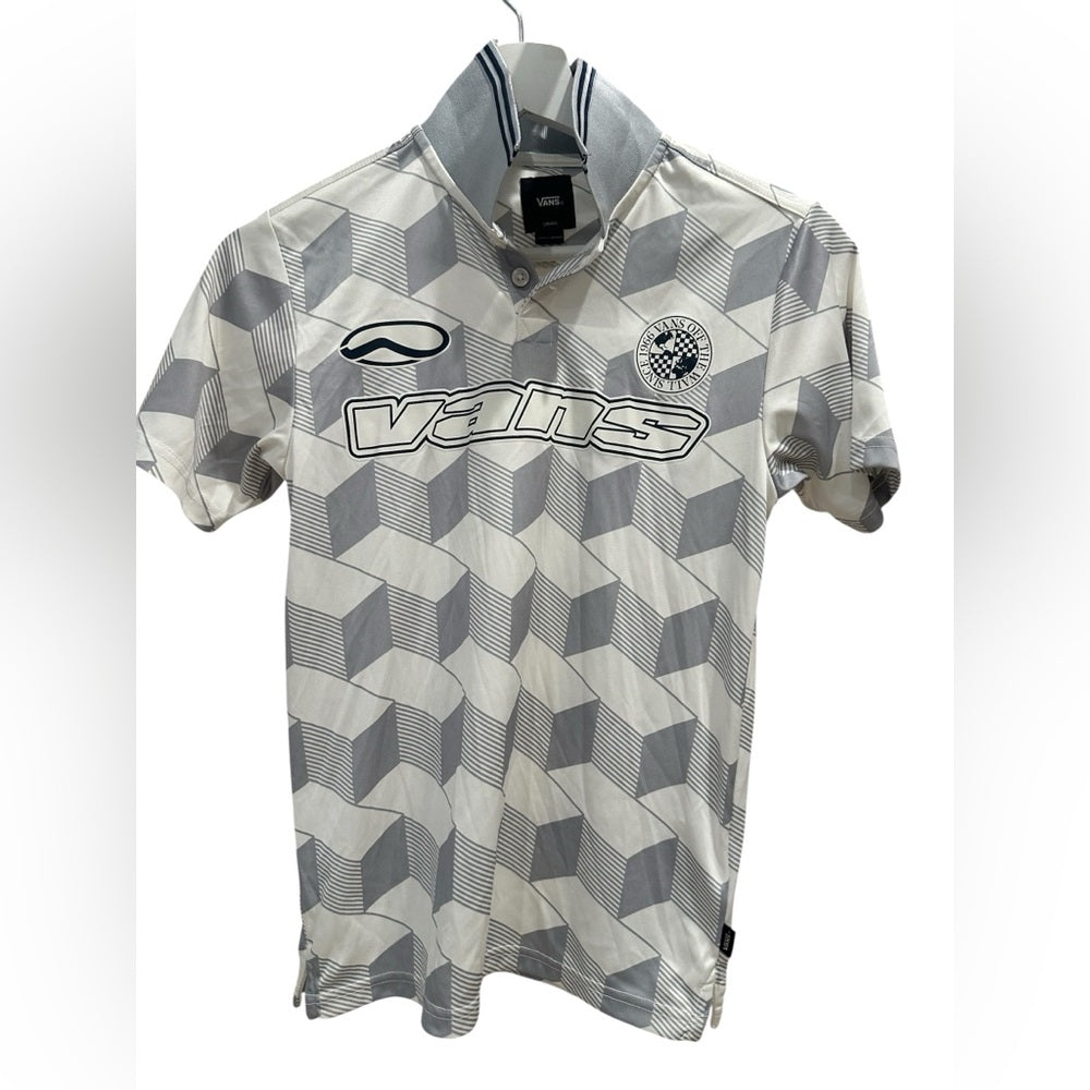 Vans Kids Rigsby Soccer Polo Shirt Marshmallow Size S