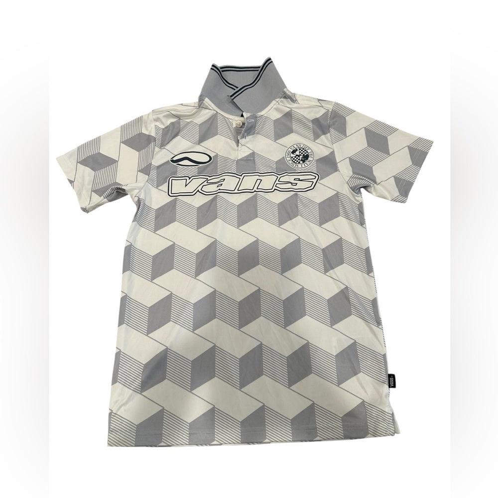 Vans Kids Rigsby Soccer Polo Shirt Marshmallow Size S