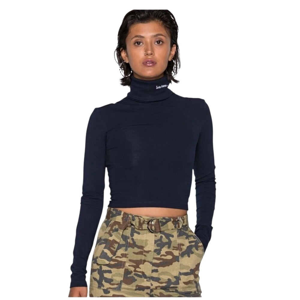 Urban Outfitters - NWT iets frans Cropped Turtleneck Top Size M