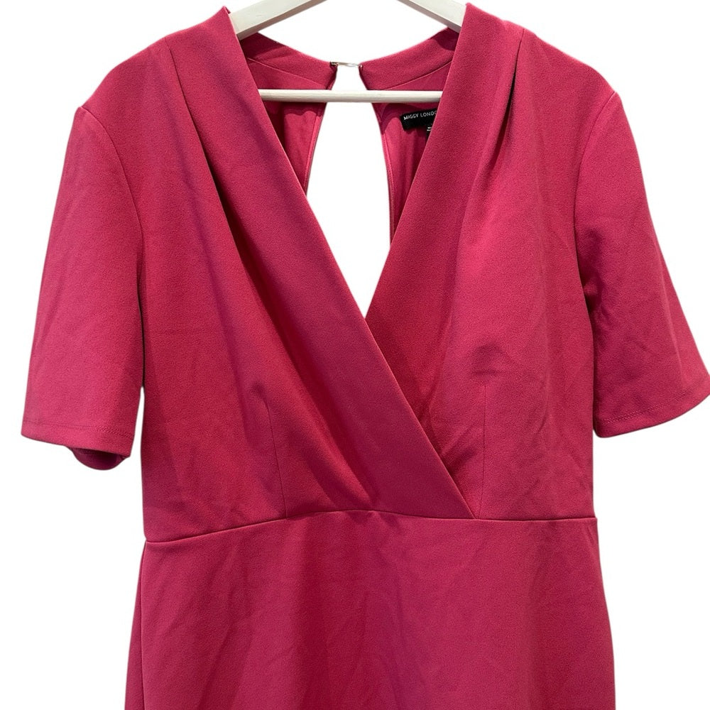 Maggy London Berry Midi Dress Size 12