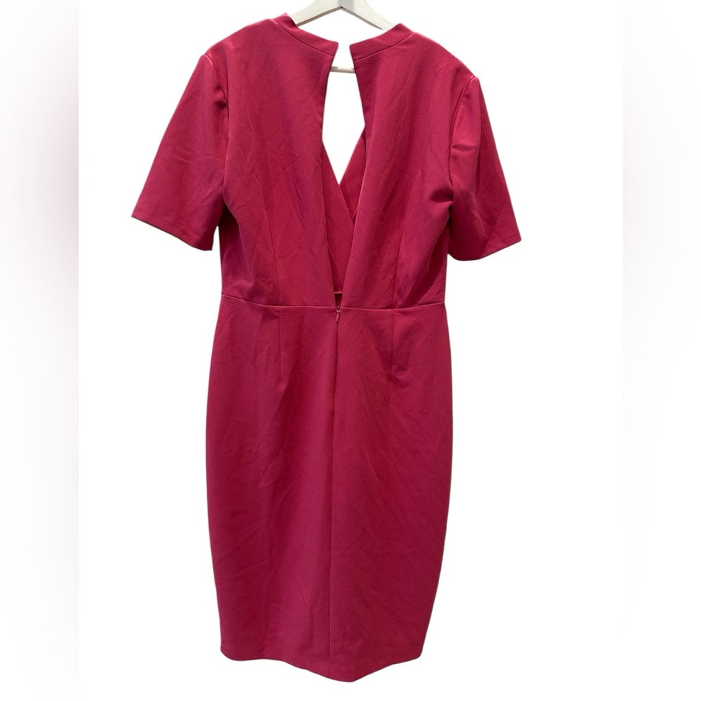 Maggy London Berry Midi Dress Size 12