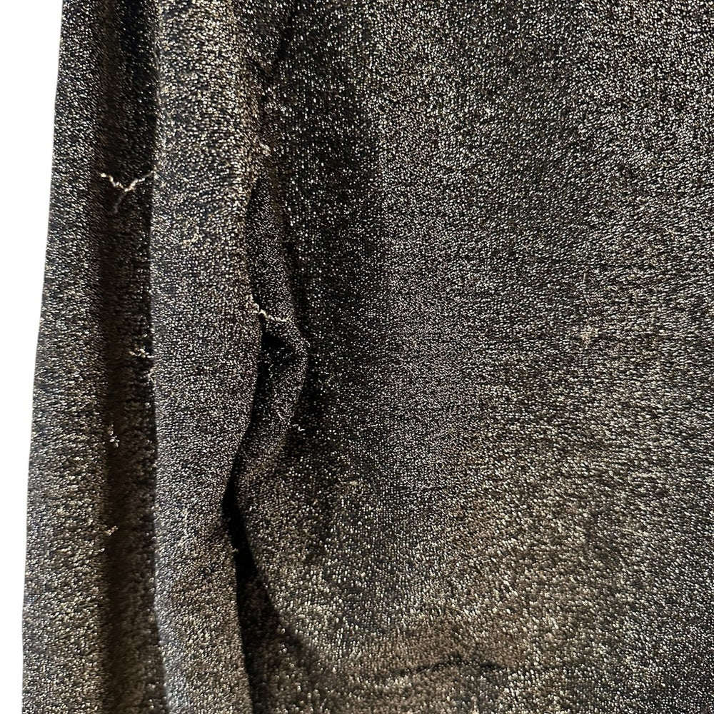 All in Favor Metallic Sheath Long Sleeve Dress Size M